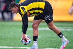 20260419 BK Häckens Silas Sinan Erhen Thorup Andersen under fotbollsmatchen i Allsvenskan mellan BK Häcken och GAIS den 19 april 2026 på Nordic Wellness Arena i Göteborg. 
Foto: Filip Kauffeldt