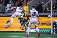 20260419 GAIS Frosti Thorkelsson under fotbollsmatchen i Allsvenskan mellan BK Häcken och GAIS den 19 april 2026 på Nordic Wellness Arena i Göteborg. 
Foto: Filip Kauffeldt