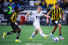 20260419 GAIS Frosti Thorkelsson under fotbollsmatchen i Allsvenskan mellan BK Häcken och GAIS den 19 april 2026 på Nordic Wellness Arena i Göteborg. 
Foto: Filip Kauffeldt