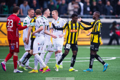 20260419 under fotbollsmatchen i Allsvenskan mellan BK Häcken och GAIS den 19 april 2026 på Nordic Wellness Arena i Göteborg. 
Foto: Filip Kauffeldt