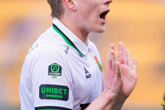 20260419 GAIS Frosti Thorkelsson under fotbollsmatchen i Allsvenskan mellan BK Häcken och GAIS den 19 april 2026 på Nordic Wellness Arena i Göteborg. 
Foto: Filip Kauffeldt