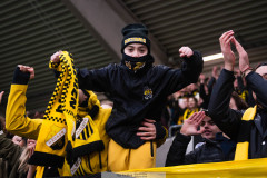 20260419 Publik efter fotbollsmatchen i Allsvenskan mellan BK Häcken och GAIS den 19 april 2026 på Nordic Wellness Arena i Göteborg. 
Foto: Filip Kauffeldt