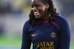 20240320 Paris Saint-Germains Landryna Lushimba Bilombi under kvartsfinalen i UEFA Womens Champions League 2024 mellan BK Häcken och Paris Saint-Germain den 20 mars 2024 i Göteborg.