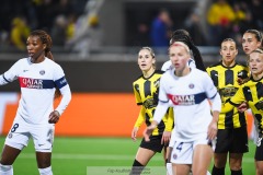20240320 BK Häckens Jóhanna Fossdalsá Sørensen under kvartsfinalen i UEFA Womens Champions League 2024 mellan BK Häcken och Paris Saint-Germain den 20 mars 2024 i Göteborg.