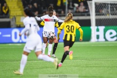 20240320 Paris Saint-Germains Sandy Baltimore under kvartsfinalen i UEFA Womens Champions League 2024 mellan BK Häcken och Paris Saint-Germain den 20 mars 2024 i Göteborg.