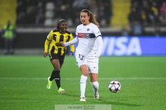 20240320 Paris Saint-Germains Eva Julianna Gaetino under kvartsfinalen i UEFA Womens Champions League 2024 mellan BK Häcken och Paris Saint-Germain den 20 mars 2024 i Göteborg.