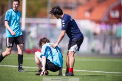 20240502 under matchen mellan IT och FCM i Chalmersmästerskapen i Fotboll 2 maj 2024 på Heden i Göteborg.