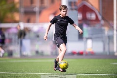 20240502 under matchen mellan Måsens BK och Droopy Brunkers i Chalmersmästerskapen i Fotboll 2 maj 2024 på Heden i Göteborg.