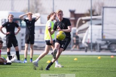 20240502 under matchen mellan Måsens BK och Droopy Brunkers i Chalmersmästerskapen i Fotboll 2 maj 2024 på Heden i Göteborg.