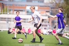 20240502 under finalen mellan Industriell Ekonomi och Industriell Ekonomi i Chalmersmästerskapen i Fotboll 2 maj 2024 på Heden i Göteborg.