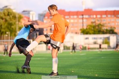 20240825 under fotbollsmatchen mellan FC Fiskebäck och Hemske Fc  i Korpen Göteborg den 25 augusti 2024 på Heden i Göteborg.