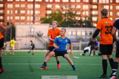 20240825 under fotbollsmatchen mellan FC Fiskebäck och Hemske Fc  i Korpen Göteborg den 25 augusti 2024 på Heden i Göteborg.