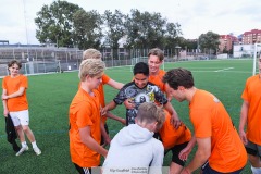 20240825 under fotbollsmatchen mellan FC Fiskebäck och Hemske Fc  i Korpen Göteborg den 25 augusti 2024 på Heden i Göteborg.