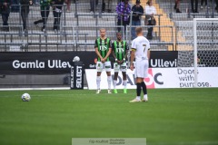 20240722 GAIS Gustav Lundgren och Chovanie Amatkarijo under fotbollsmatchen i Allsvenskan mellan GAIS och AIK den 22 Juli 2024 på Gamla Ullevi i Göteborg.