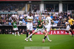 20240722 GAIS Gustav Lundgren under fotbollsmatchen i Allsvenskan mellan GAIS och AIK den 22 Juli 2024 på Gamla Ullevi i Göteborg.