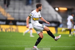 20240722 AIKs Benjamin Tiedemann Hansen under fotbollsmatchen i Allsvenskan mellan GAIS och AIK den 22 Juli 2024 på Gamla Ullevi i Göteborg.