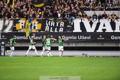 20240722 GAIS under fotbollsmatchen i Allsvenskan mellan GAIS och AIK den 22 Juli 2024 på Gamla Ullevi i Göteborg.