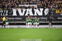 20240722 GAIS under fotbollsmatchen i Allsvenskan mellan GAIS och AIK den 22 Juli 2024 på Gamla Ullevi i Göteborg.