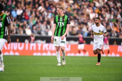 20240722 GAIS Filip Beckman under fotbollsmatchen i Allsvenskan mellan GAIS och AIK den 22 Juli 2024 på Gamla Ullevi i Göteborg.