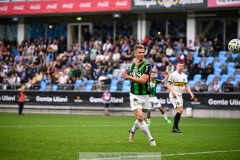 20240722 GAIS Alexander Ahl Holmström under fotbollsmatchen i Allsvenskan mellan GAIS och AIK den 22 Juli 2024 på Gamla Ullevi i Göteborg.