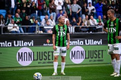 20240722 GAIS Jonas Lindberg under fotbollsmatchen i Allsvenskan mellan GAIS och AIK den 22 Juli 2024 på Gamla Ullevi i Göteborg.