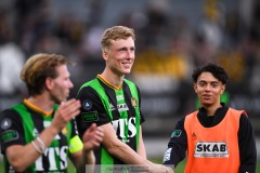 20240722 GAIS Filip Beckman under fotbollsmatchen i Allsvenskan mellan GAIS och AIK den 22 Juli 2024 på Gamla Ullevi i Göteborg.