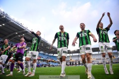 20240722 GAIS under fotbollsmatchen i Allsvenskan mellan GAIS och AIK den 22 Juli 2024 på Gamla Ullevi i Göteborg.