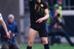 20260314 GAIS Henry Sletsjøe under fotbollsmatchen i Svenska Cupen mellan GAIS och AIK den 14 mars 2026 på Nordic Wellness Arena i Göteborg. 
Foto: Filip Kauffeldt