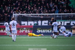 20260314 GAIS Rasmus Niklasson Petrovic gör 2-2 under fotbollsmatchen i Svenska Cupen mellan GAIS och AIK den 14 mars 2026 på Nordic Wellness Arena i Göteborg. 
Foto: Filip Kauffeldt