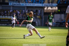 20240525 GAIS August Wängberg under fotbollsmatchen i Allsvenskan mellan GAIS och BK Häcken den 25 maj 2024 på Gamla Ullevi i Göteborg.