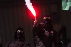 20260905 Publik eldar pyroteknik under fotbollsmatchen i Allsvenskan mellan GAIS och BK Häcken den 5 semptember 2026 på Gamla Ullevi i Göteborg. 
Foto: Filip Kauffeldt