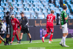 20260905 GAIS Andreas Hermansen under fotbollsmatchen i Allsvenskan mellan GAIS och BK Häcken den 5 semptember 2026 på Gamla Ullevi i Göteborg. 
Foto: Filip Kauffeldt