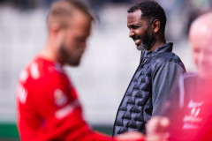 20260516 Degerfors IFs Huvudtränare Henok Goitom inför fotbollsmatchen i Allsvenskan mellan GAIS och Degerfors IF den 16 maj 2026 på Gamla Ullevi i Göteborg. 
Foto: Filip Kauffeldt