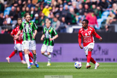 20260516 Degerfors IF Nahom Girmai Netabay under fotbollsmatchen i Allsvenskan mellan GAIS och Degerfors IF den 16 maj 2026 på Gamla Ullevi i Göteborg. 
Foto: Filip Kauffeldt