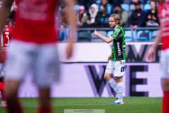 20260516 GAIS Oscar Pettersson under fotbollsmatchen i Allsvenskan mellan GAIS och Degerfors IF den 16 maj 2026 på Gamla Ullevi i Göteborg. 
Foto: Filip Kauffeldt