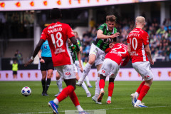 20260516 GAIS Max Andersson under fotbollsmatchen i Allsvenskan mellan GAIS och Degerfors IF den 16 maj 2026 på Gamla Ullevi i Göteborg. 
Foto: Filip Kauffeldt