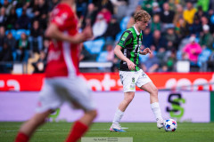 20260516 GAIS Filip Beckman under fotbollsmatchen i Allsvenskan mellan GAIS och Degerfors IF den 16 maj 2026 på Gamla Ullevi i Göteborg. 
Foto: Filip Kauffeldt