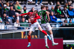 20260516 Degerfors IF Erik Lindell och GAIS Max Andersson under fotbollsmatchen i Allsvenskan mellan GAIS och Degerfors IF den 16 maj 2026 på Gamla Ullevi i Göteborg. 
Foto: Filip Kauffeldt