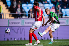 20260516 GAIS Rasmus Niklasson Petrovic under fotbollsmatchen i Allsvenskan mellan GAIS och Degerfors IF den 16 maj 2026 på Gamla Ullevi i Göteborg. 
Foto: Filip Kauffeldt