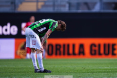 20260516 GAIS Lucas Hedlund deppar efter fotbollsmatchen i Allsvenskan mellan GAIS och Degerfors IF den 16 maj 2026 på Gamla Ullevi i Göteborg. 
Foto: Filip Kauffeldt