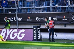 20240922 GAIS Axel Henriksson under fotbollsmatchen i Allsvenskan mellan GAIS och Djurgårdens IF den 22 september 2024 på Gamla Ullevi i Göteborg.