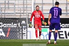 20240922 GAIS Mergim Krasniqi under fotbollsmatchen i Allsvenskan mellan GAIS och Djurgårdens IF den 22 september 2024 på Gamla Ullevi i Göteborg.