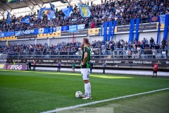 20240922 GAIS Gustav Lundgren under fotbollsmatchen i Allsvenskan mellan GAIS och Djurgårdens IF den 22 september 2024 på Gamla Ullevi i Göteborg.