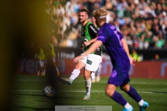 20240922 GAIS Axel Norén under fotbollsmatchen i Allsvenskan mellan GAIS och Djurgårdens IF den 22 september 2024 på Gamla Ullevi i Göteborg.