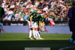 20240922 GAIS Filip Beckman och Gustav Lundgrenunder fotbollsmatchen i Allsvenskan mellan GAIS och Djurgårdens IF den 22 september 2024 på Gamla Ullevi i Göteborg.