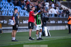 20240922 GAIS Axel Henriksson under fotbollsmatchen i Allsvenskan mellan GAIS och Djurgårdens IF den 22 september 2024 på Gamla Ullevi i Göteborg.