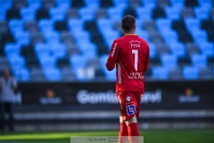 20240922 GAIS Mergim Krasniqi under fotbollsmatchen i Allsvenskan mellan GAIS och Djurgårdens IF den 22 september 2024 på Gamla Ullevi i Göteborg.