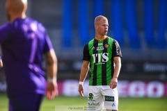 20240922 GAIS Filip Gustafsson under fotbollsmatchen i Allsvenskan mellan GAIS och Djurgårdens IF den 22 september 2024 på Gamla Ullevi i Göteborg.