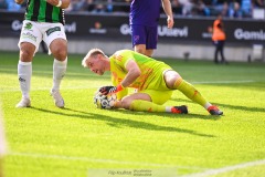 20240922 Djurgårdens IFs Jacob Rinne under fotbollsmatchen i Allsvenskan mellan GAIS och Djurgårdens IF den 22 september 2024 på Gamla Ullevi i Göteborg.