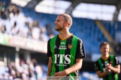 20240922 GAIS Gustav Lundgren under fotbollsmatchen i Allsvenskan mellan GAIS och Djurgårdens IF den 22 september 2024 på Gamla Ullevi i Göteborg.